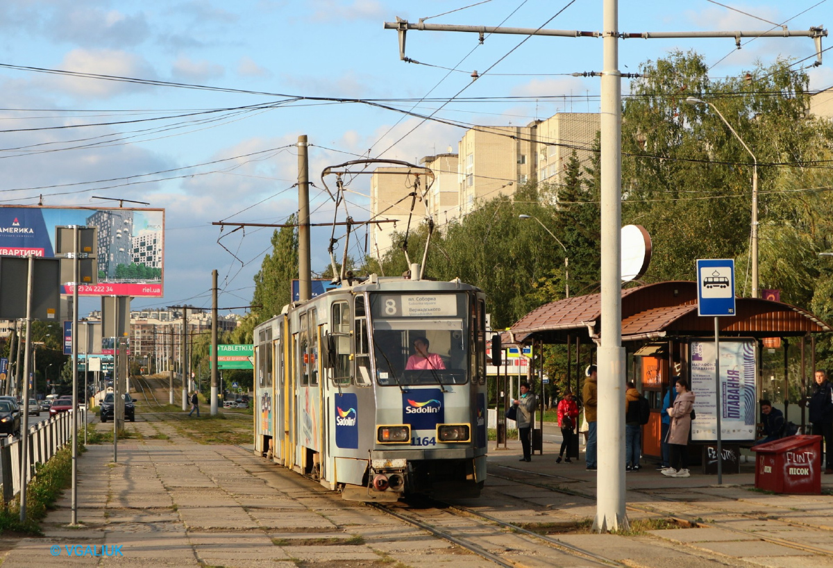 Львов, Tatra KT4D № 1164