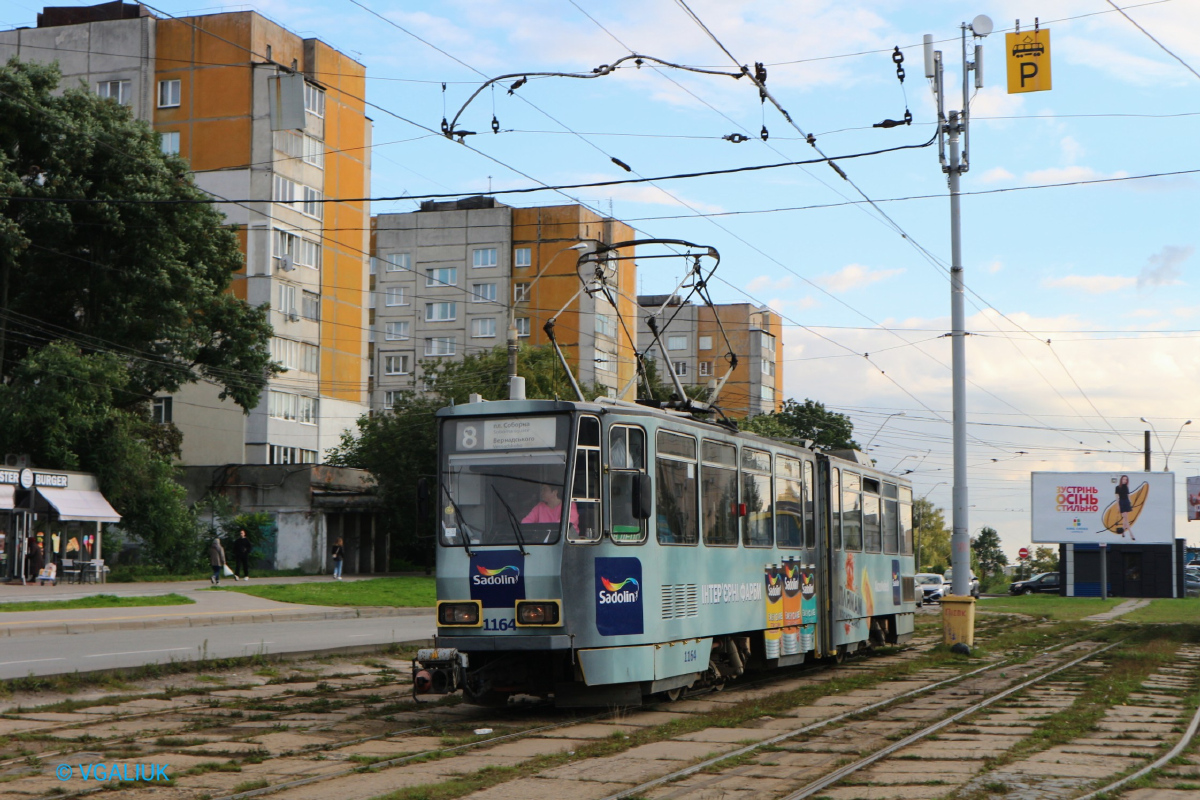 Львов, Tatra KT4D № 1164