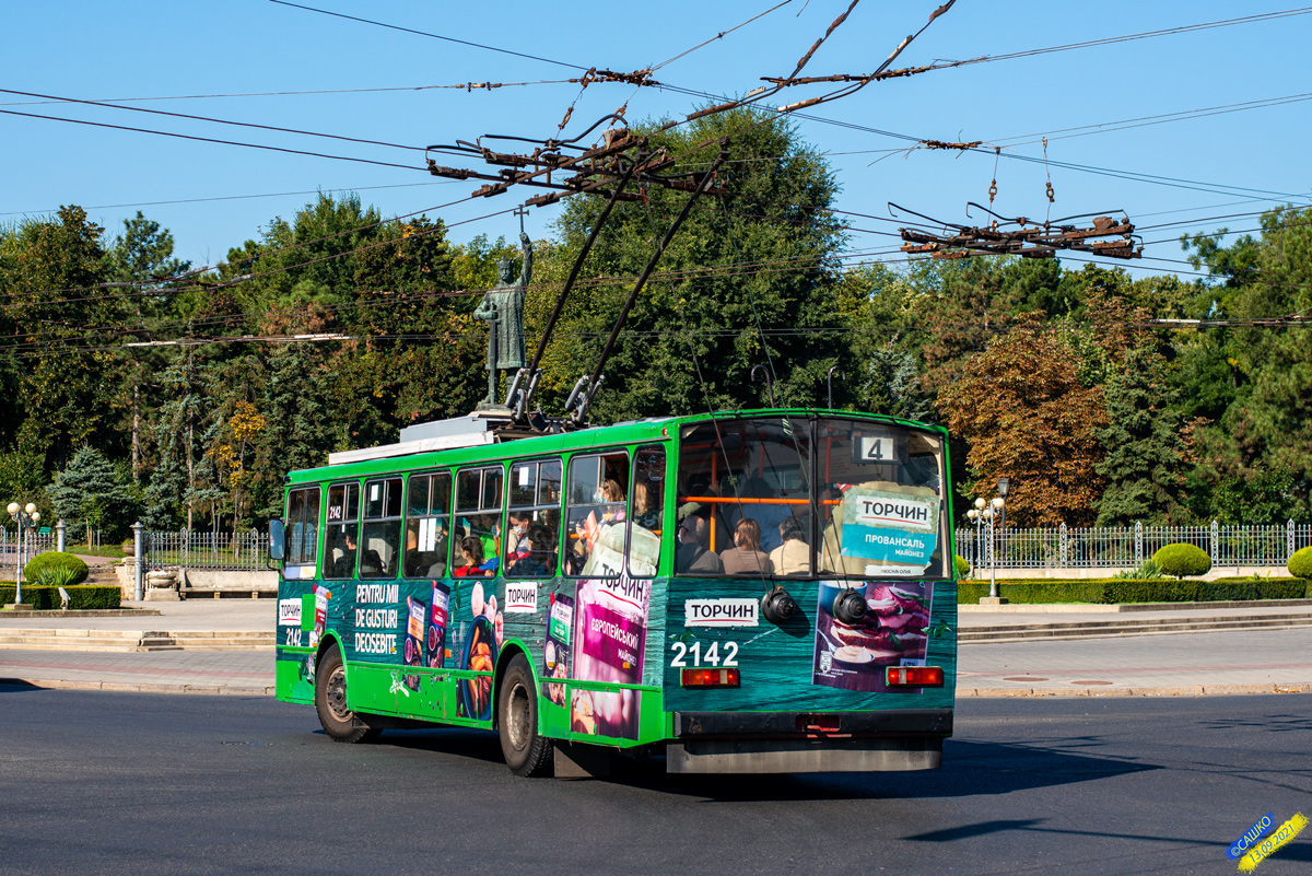 Кишинёв, Škoda 14TrDT/6M № 2142