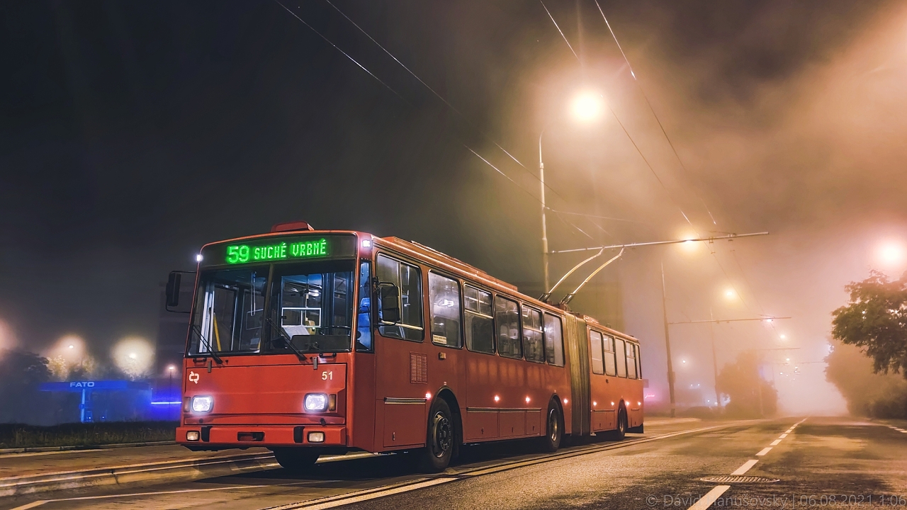České Budějovice, Škoda 15Tr13/7M č. 51