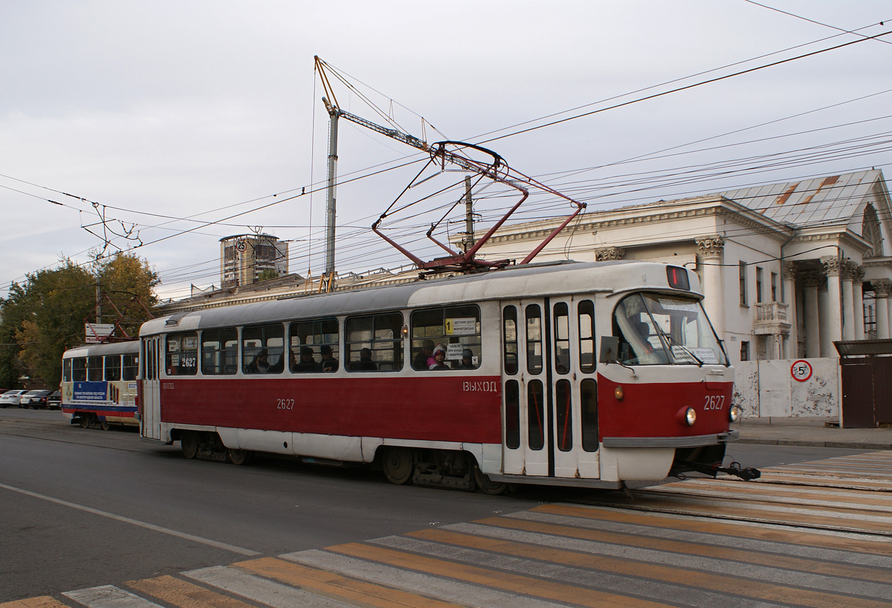 Волгоград, Tatra T3SU (двухдверная) № 2627