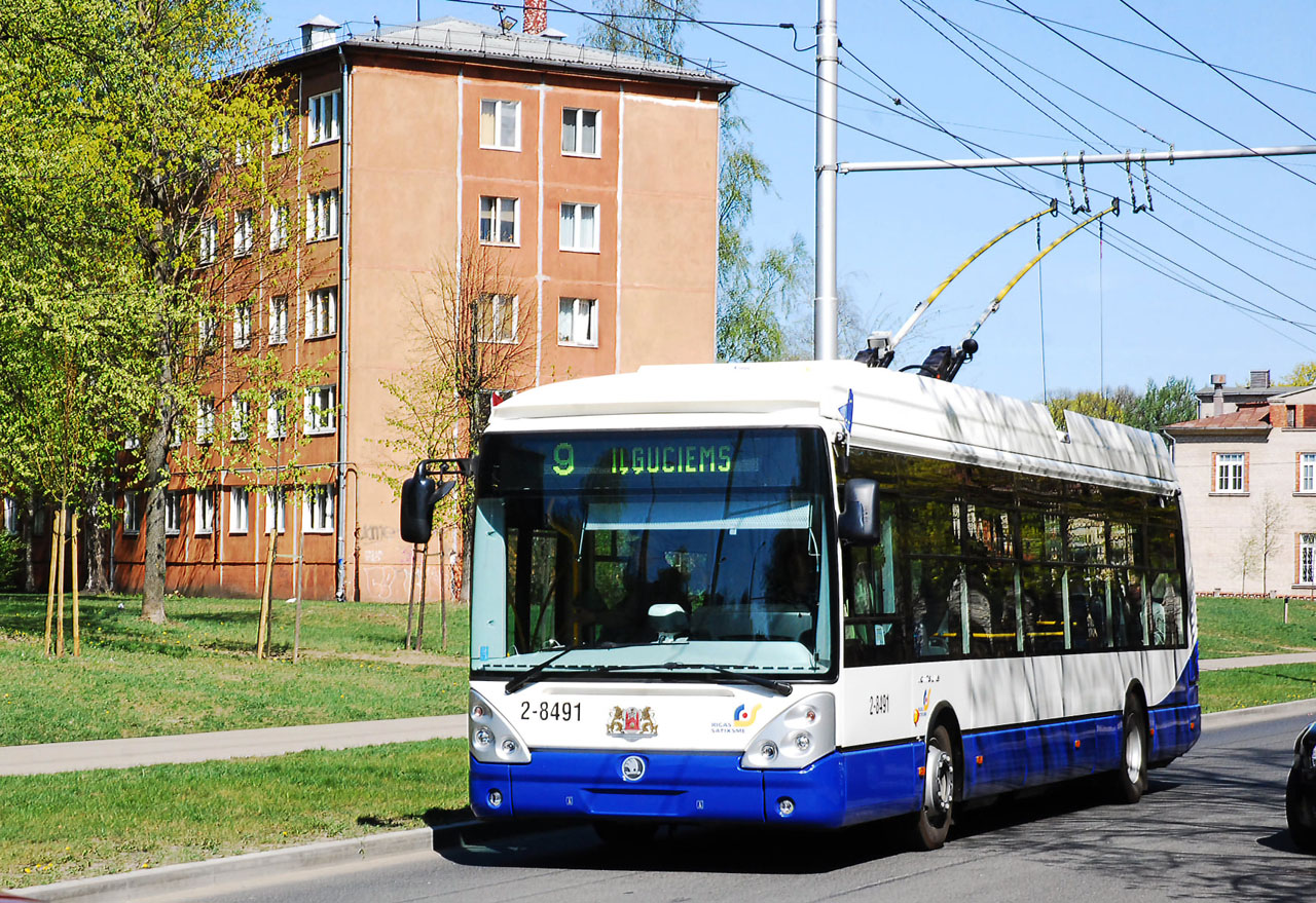 Рига, Škoda 24Tr Irisbus Citelis № 2-8491