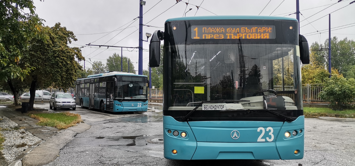 Пазарджик, ЛАЗ E183A1 № 23
