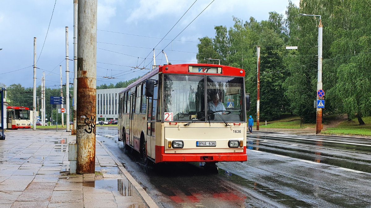 Вильнюс, Škoda 14Tr13/6 № 1636