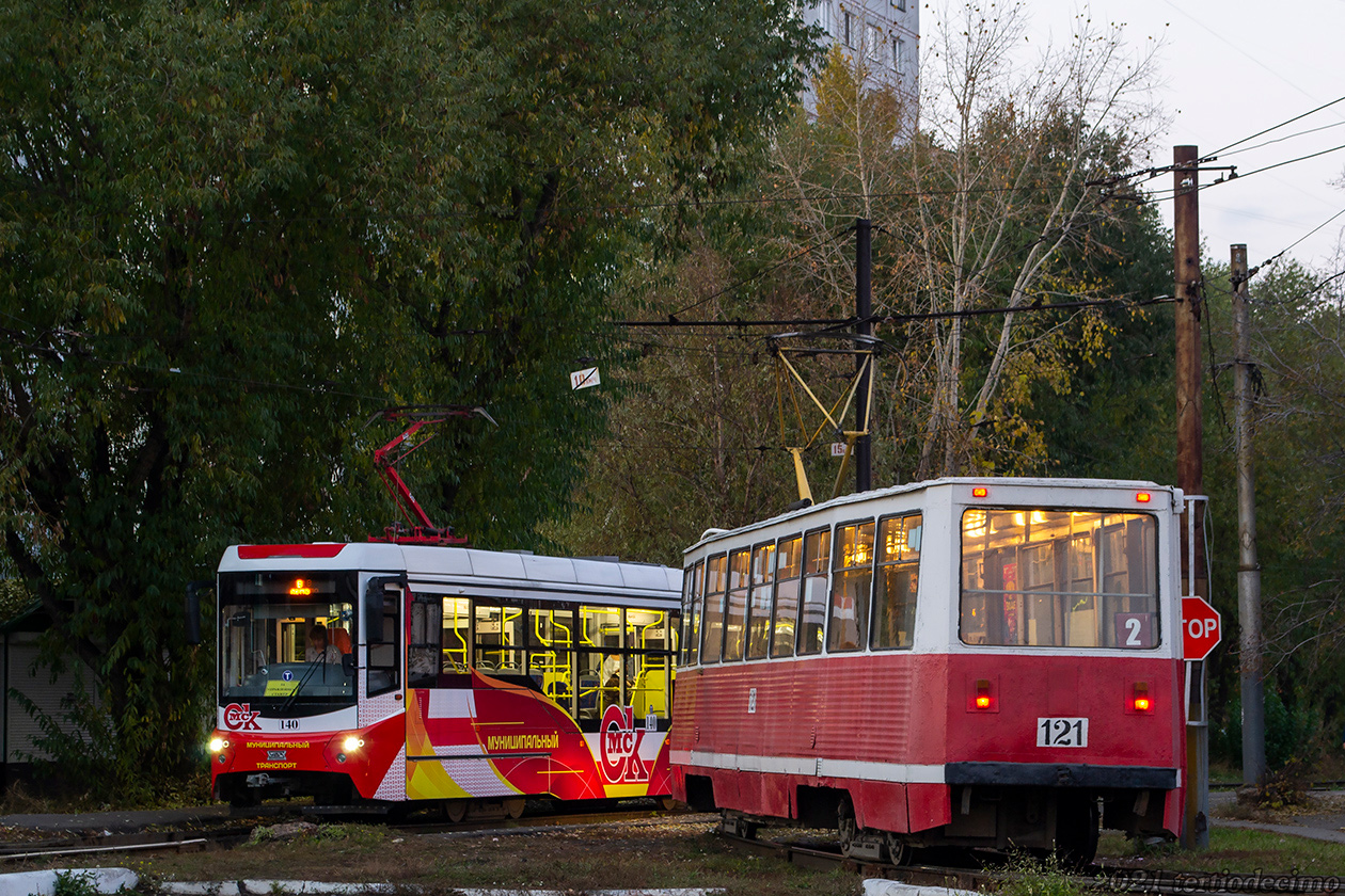 Омск, 71-605 (КТМ-5М3) № 121