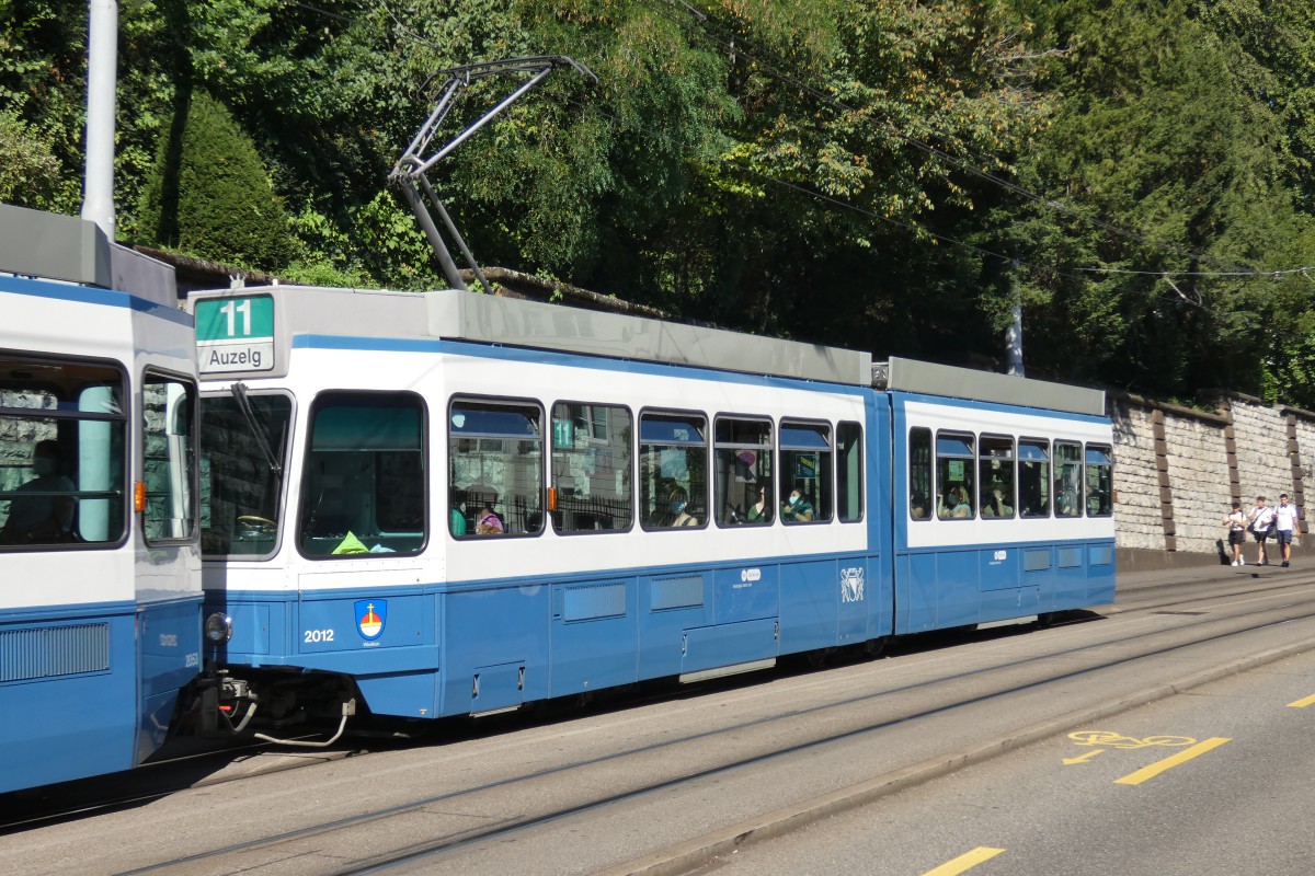 Zurich, SWS/SWP/BBC Be 4/6 "Tram 2000" Br. 2012