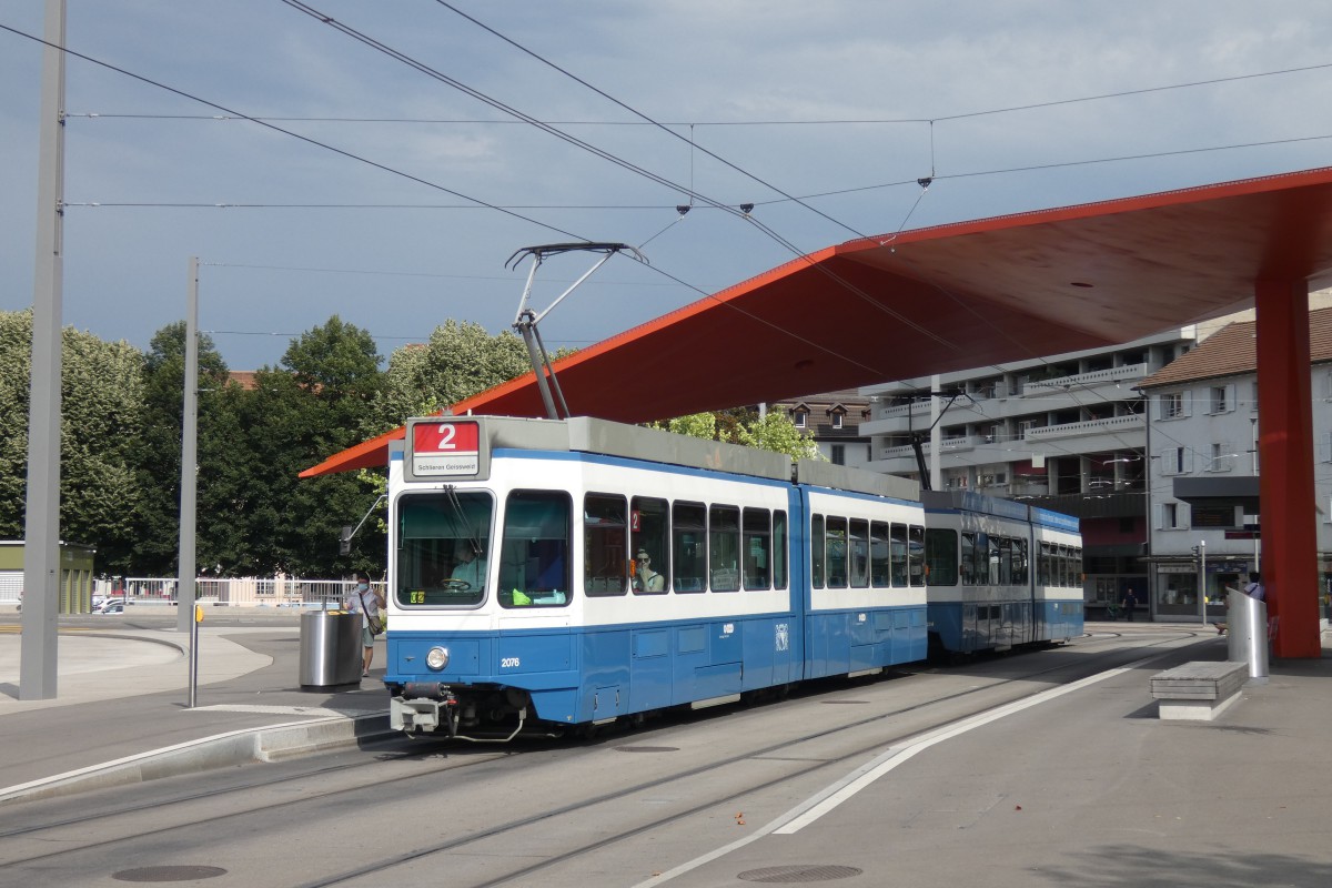 Цюрих, SWP/SIG/BBC Be 4/6 "Tram 2000" № 2076