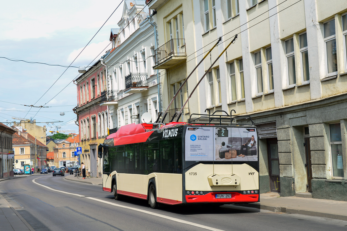 Вильнюс, Solaris Trollino IV 12 Škoda № 1735