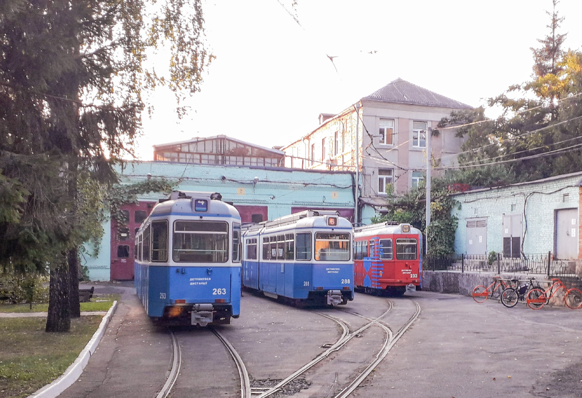 Винница, SWS/SIG/BBC Be 4/6 "Mirage" № 263; Винница, SWS/SIG/BBC Be 4/6 "Mirage" № 288; Винница, SWS/MFO Be 4/4 "Karpfen" № 233