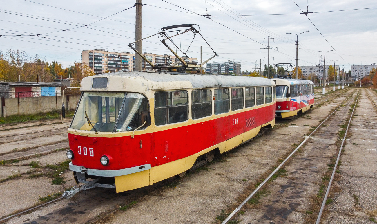 Курск, Tatra T3SU № 308