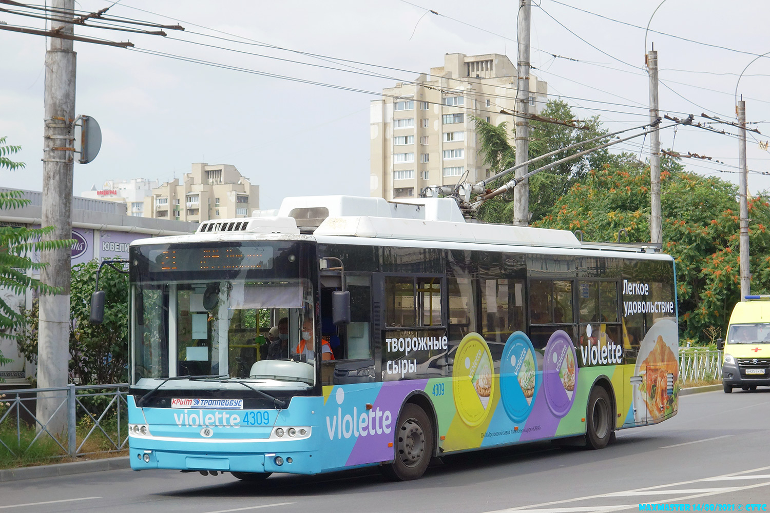Крымский троллейбус, Богдан Т70110 № 4309