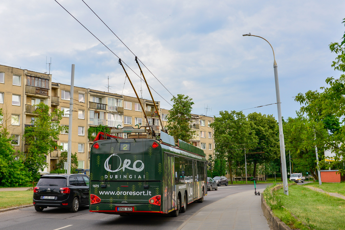 Vilnius, Solaris Trollino II 15 AC № 1675