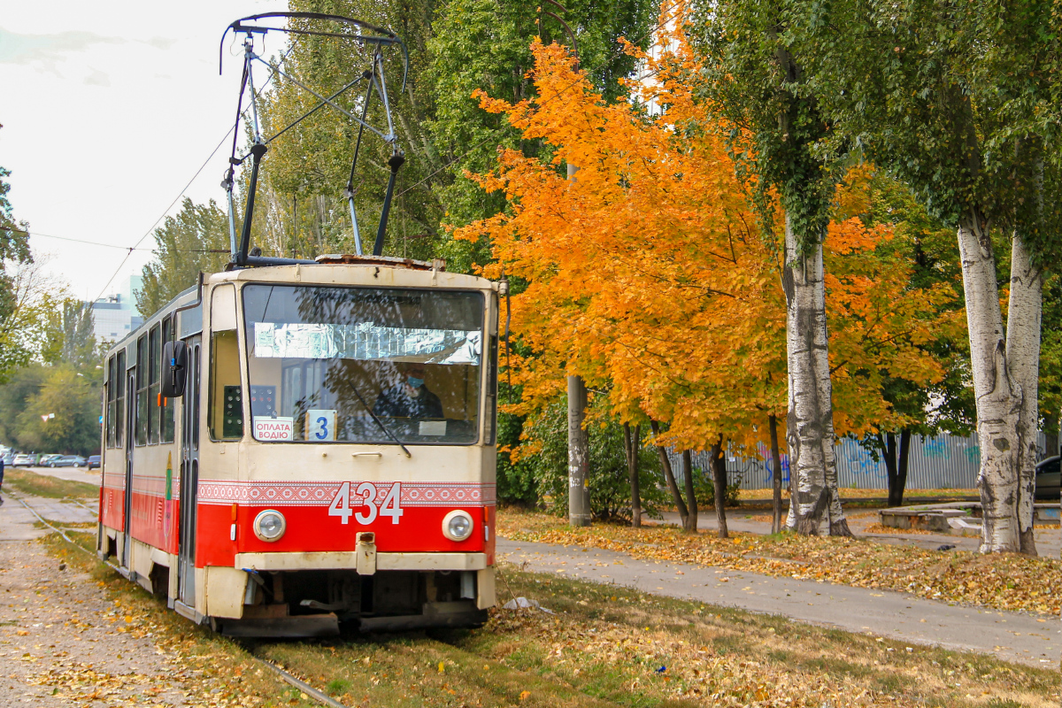 Запорожье, Tatra T6B5SU № 434