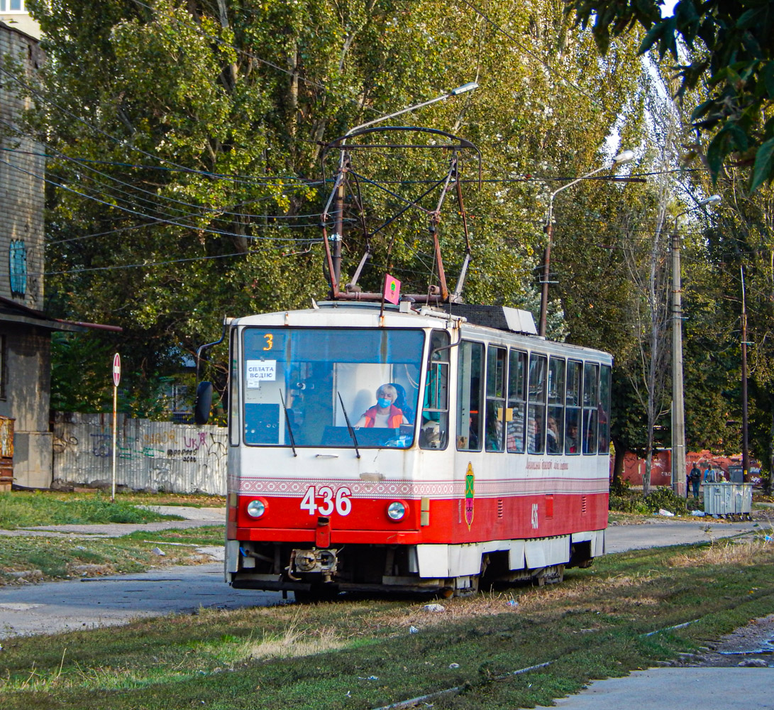 Запорожье, Tatra T6B5SU № 436