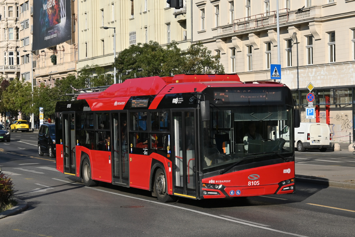 Будапешт, Solaris Trollino IV 12 Škoda № 8105