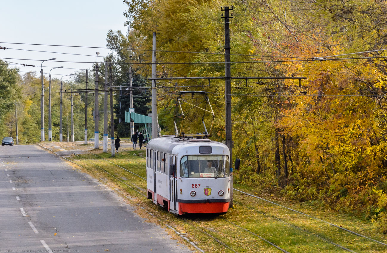 Каменское, Tatra T3SU № 667
