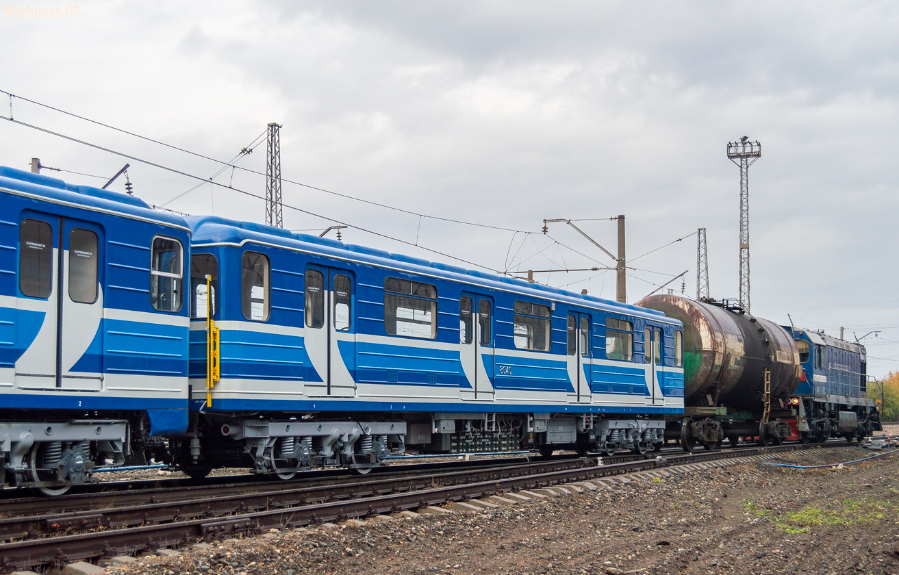 Самара, 81-714 (ЛВЗ) № 8040; Самара — Транспортировка вагонов метро по ж/д
