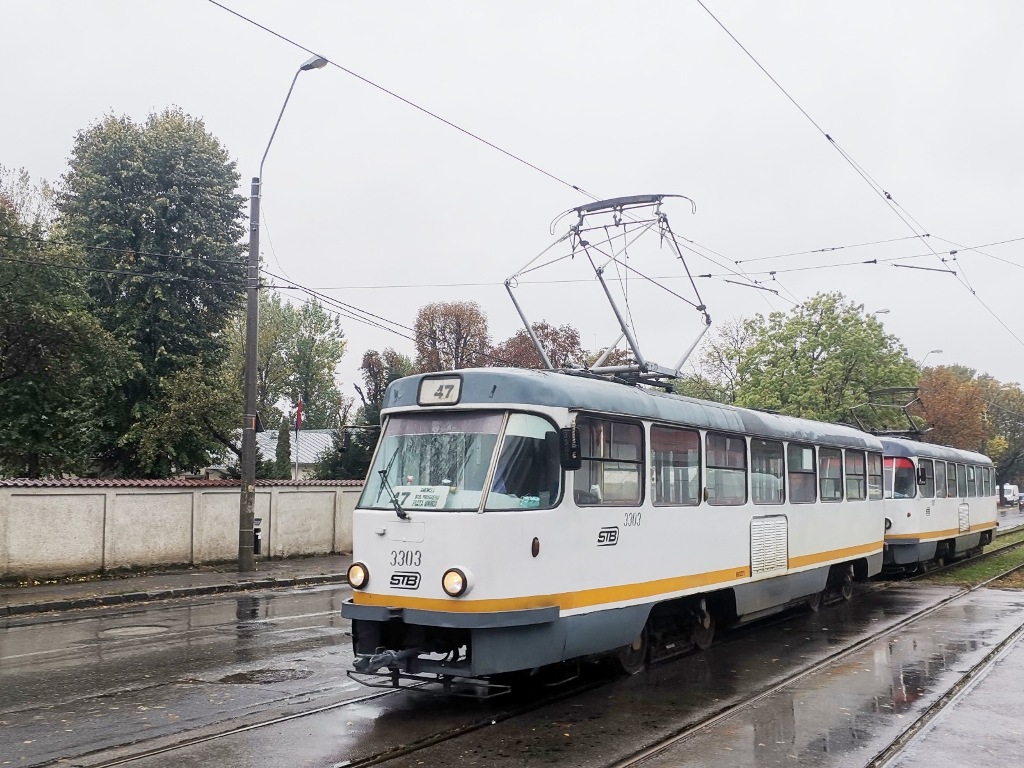 Букурещ - Илфов, Tatra T4R № 3303; Букурещ - Илфов, Tatra T4R № 3383