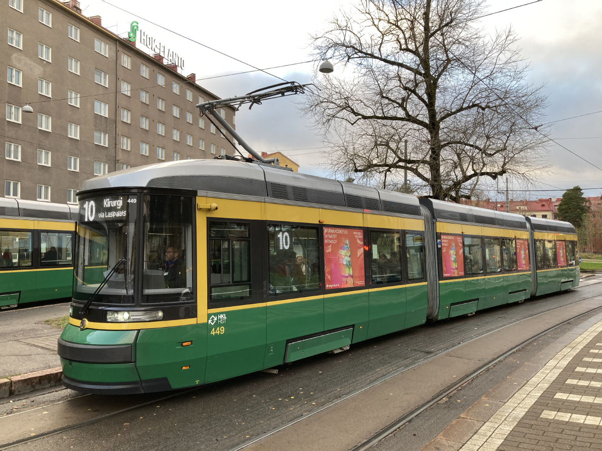 Хельсинки — Эспоо, Škoda ForCity Smart Artic MLNRV3 № 449