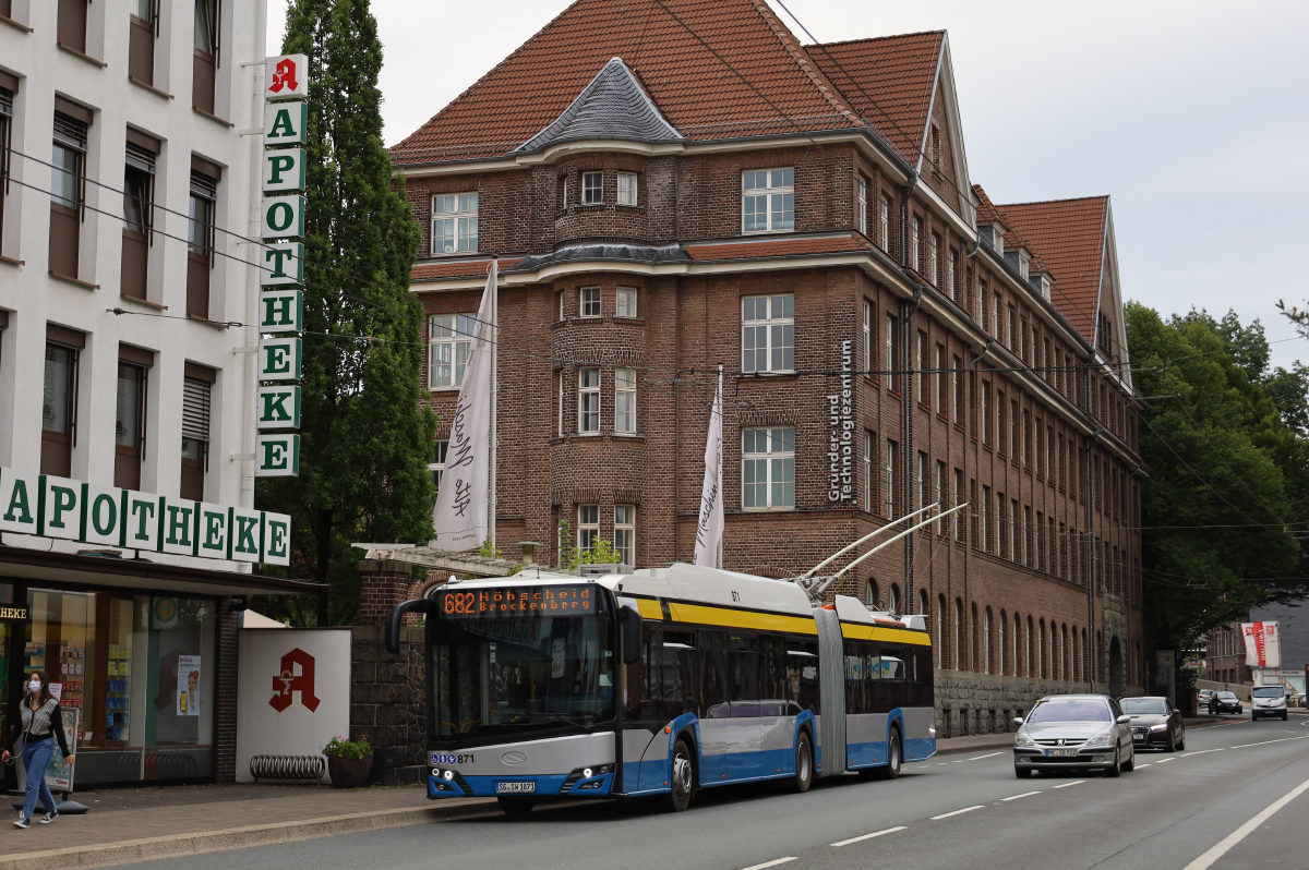 Золинген, Solaris Trollino IV 18 Kiepe № 871