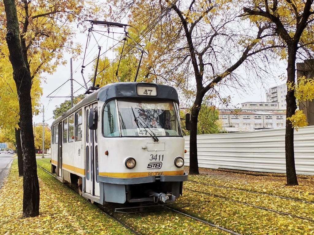 Бухарест - Илфов, Tatra T4R № 3411