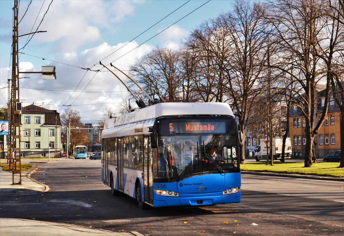 Таллин, Solaris Trollino III 12 AC № 336
