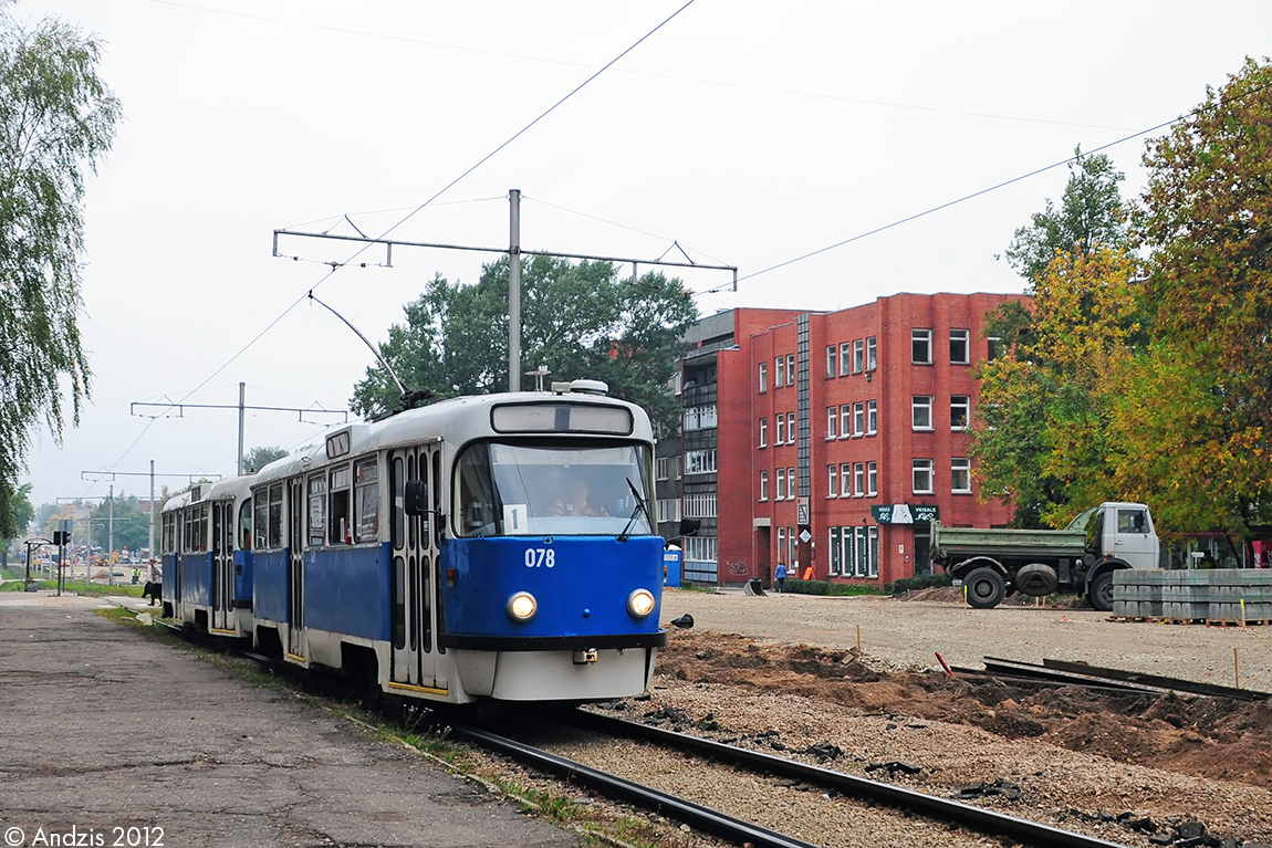 Daugavpils, Tatra T3DC1 # 078 Daugavpils, Tatra T3DC1 # 078