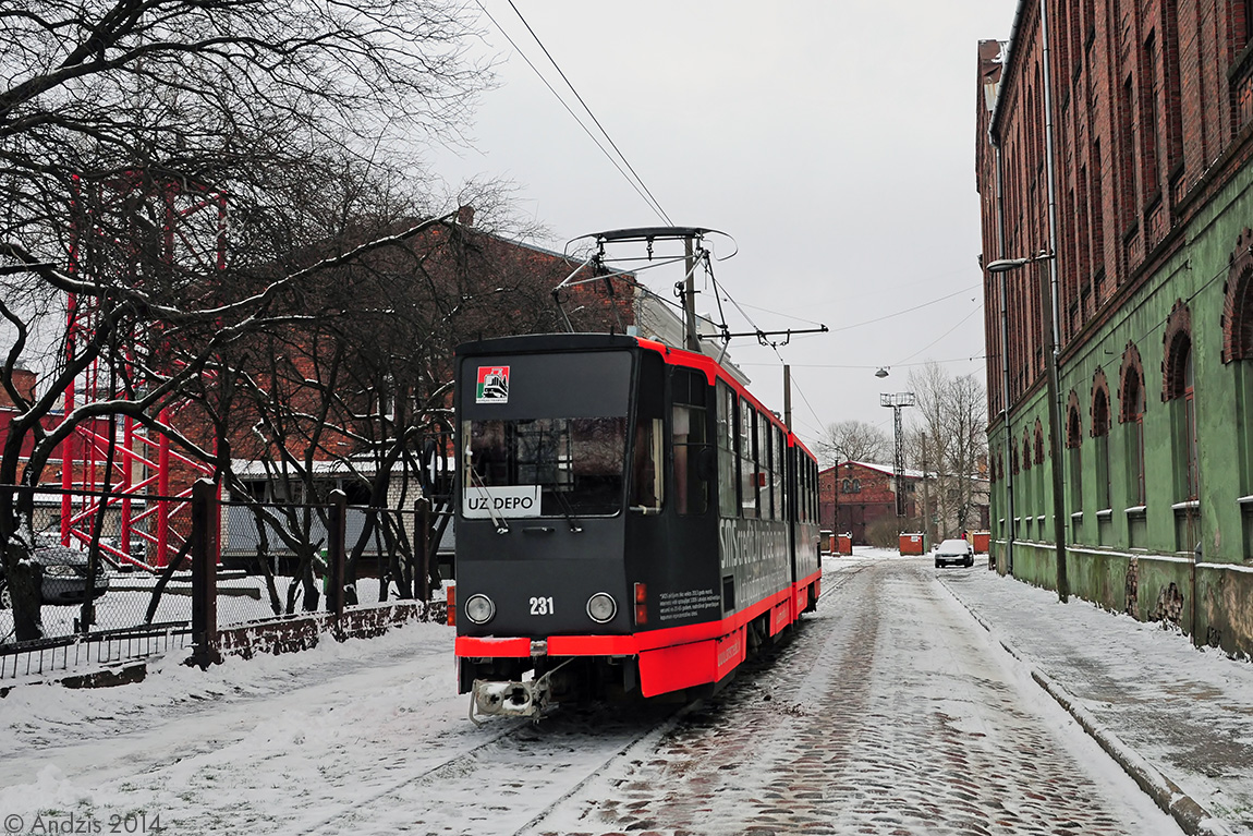 Лиепая, Tatra KT4SU № 231