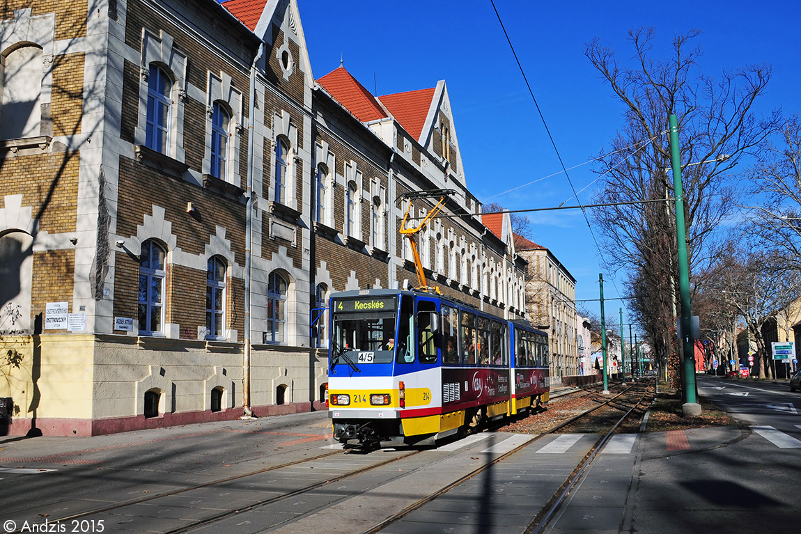 Сегед, Tatra KT4DM № 214
