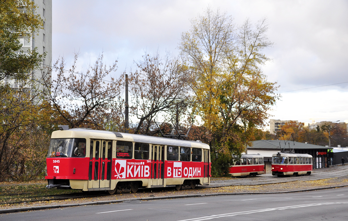 Киев, Tatra T3SU № 5845