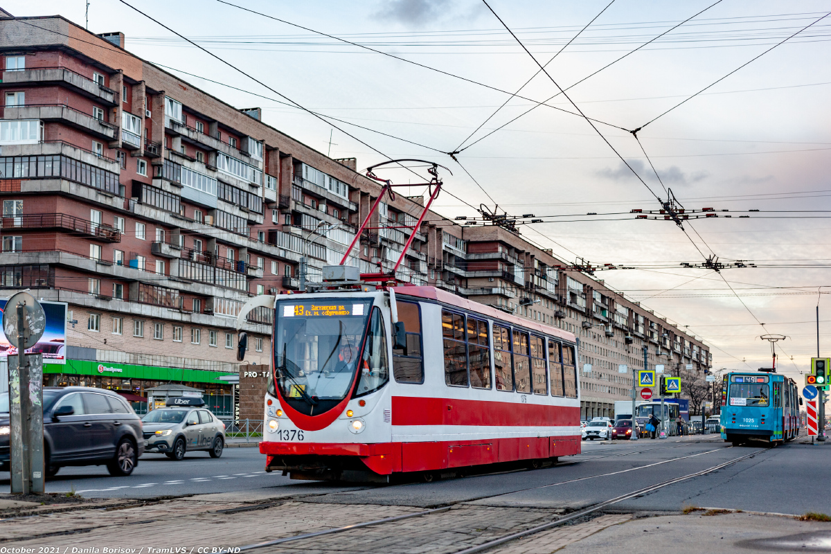Санкт-Петербург, 71-134А (ЛМ-99АВН) № 1376 Санкт-Петербург, 71-134А (ЛМ-99АВН) № 1376