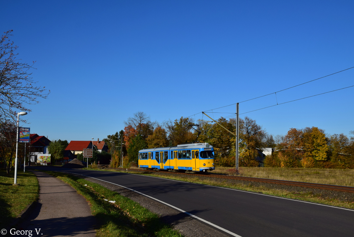Gotha, Duewag GT8NF Nr. 521 Gotha, Duewag GT8NF Nr. 521