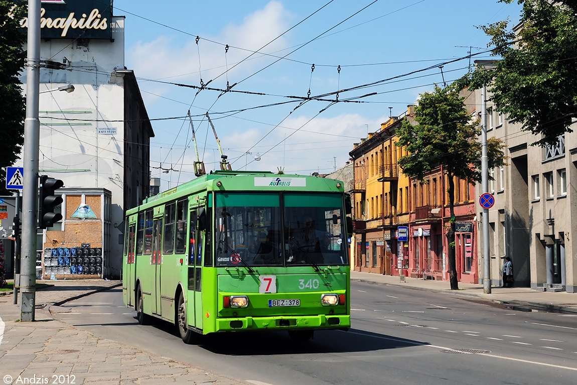 Каунас, Škoda 14Tr13/6 № 340