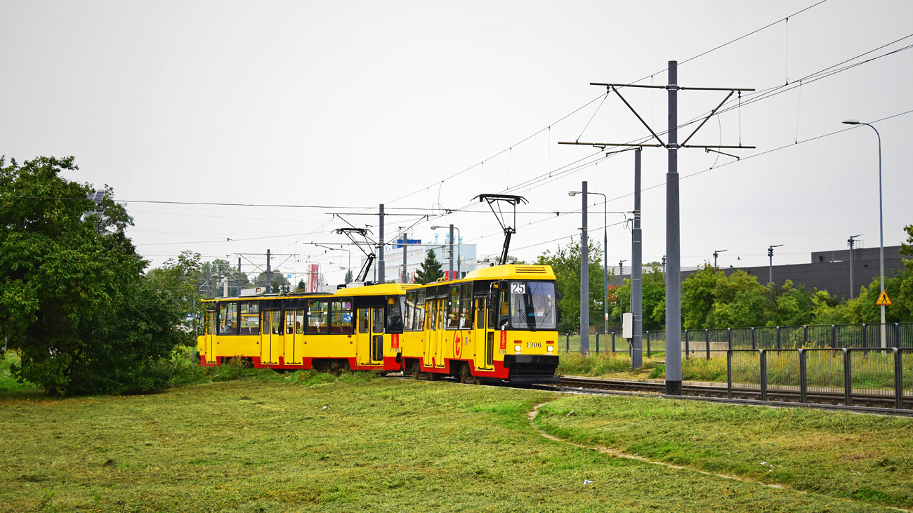 Варшава, Konstal 105Na № 1306; Варшава, Konstal 105Na № 1305
