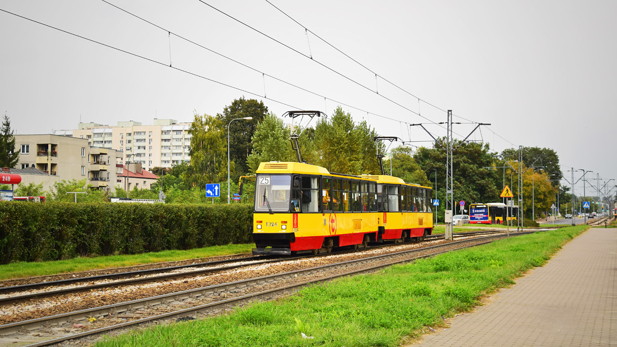 Варшава, Konstal 105Na № 1324