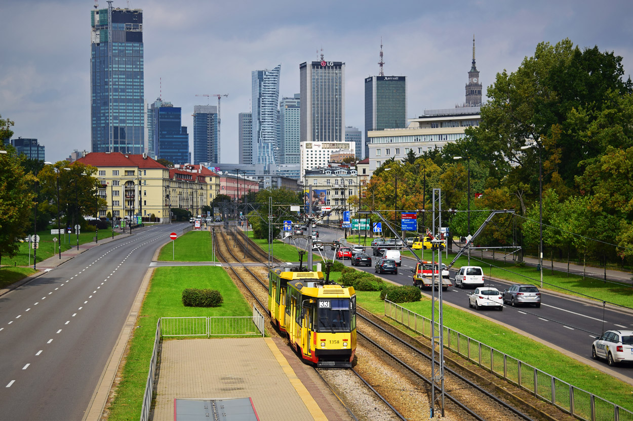 Варшава, Konstal 105Na № 1358