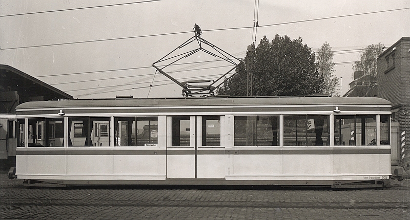 Эссен – Мюльхайм-ан-дер-Рур, Двухосный моторный вагон O&K № 505