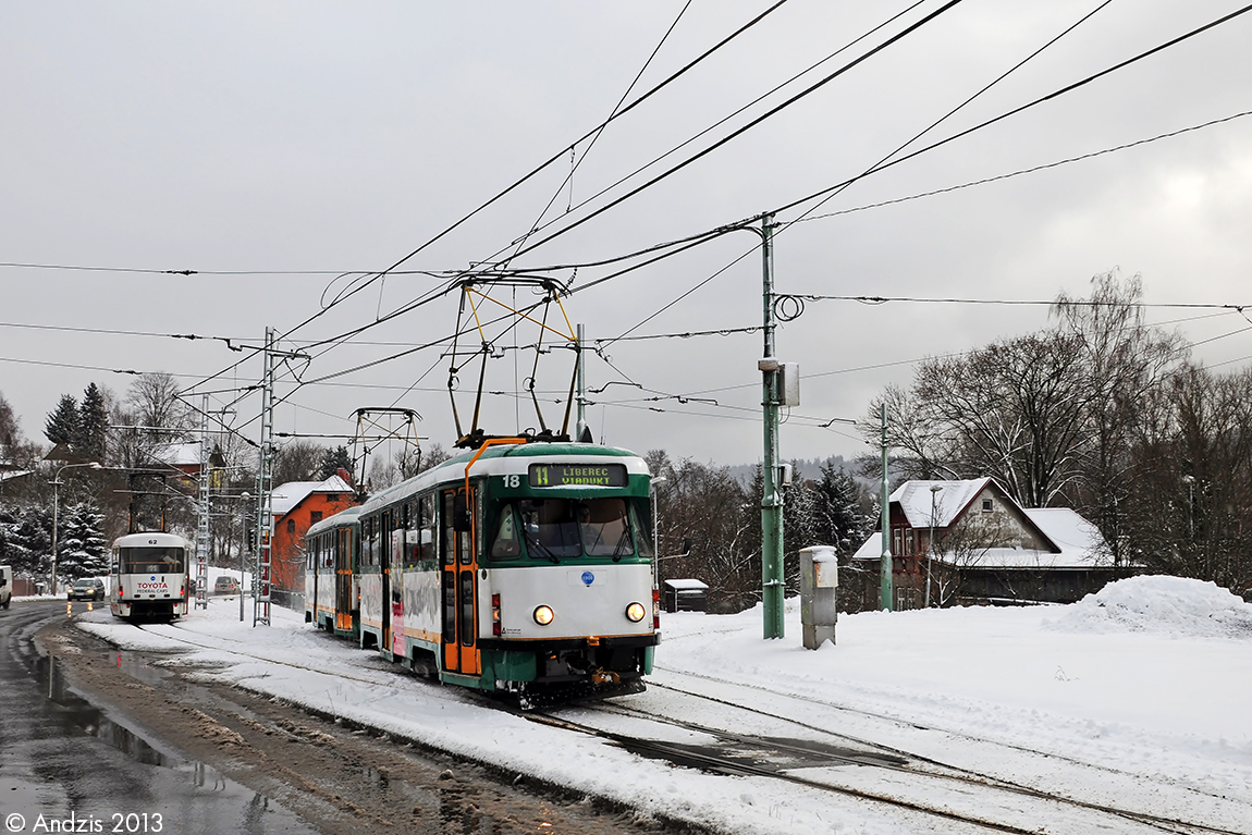 Liberec ― Jablonec nad Nisou, Tatra T2R — 18