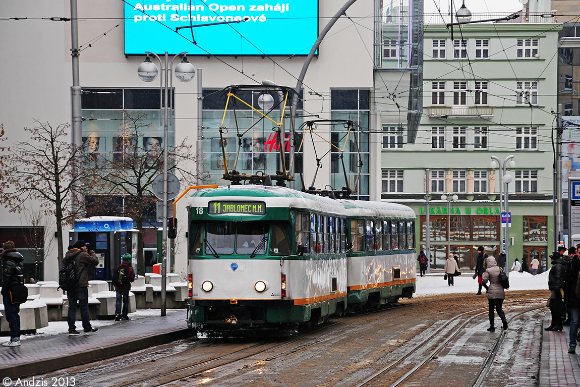 Либерец ― Яблонец-над-Нисой, Tatra T2R № 18 Либерец ― Яблонец-над-Нисой, Tatra T2R № 18