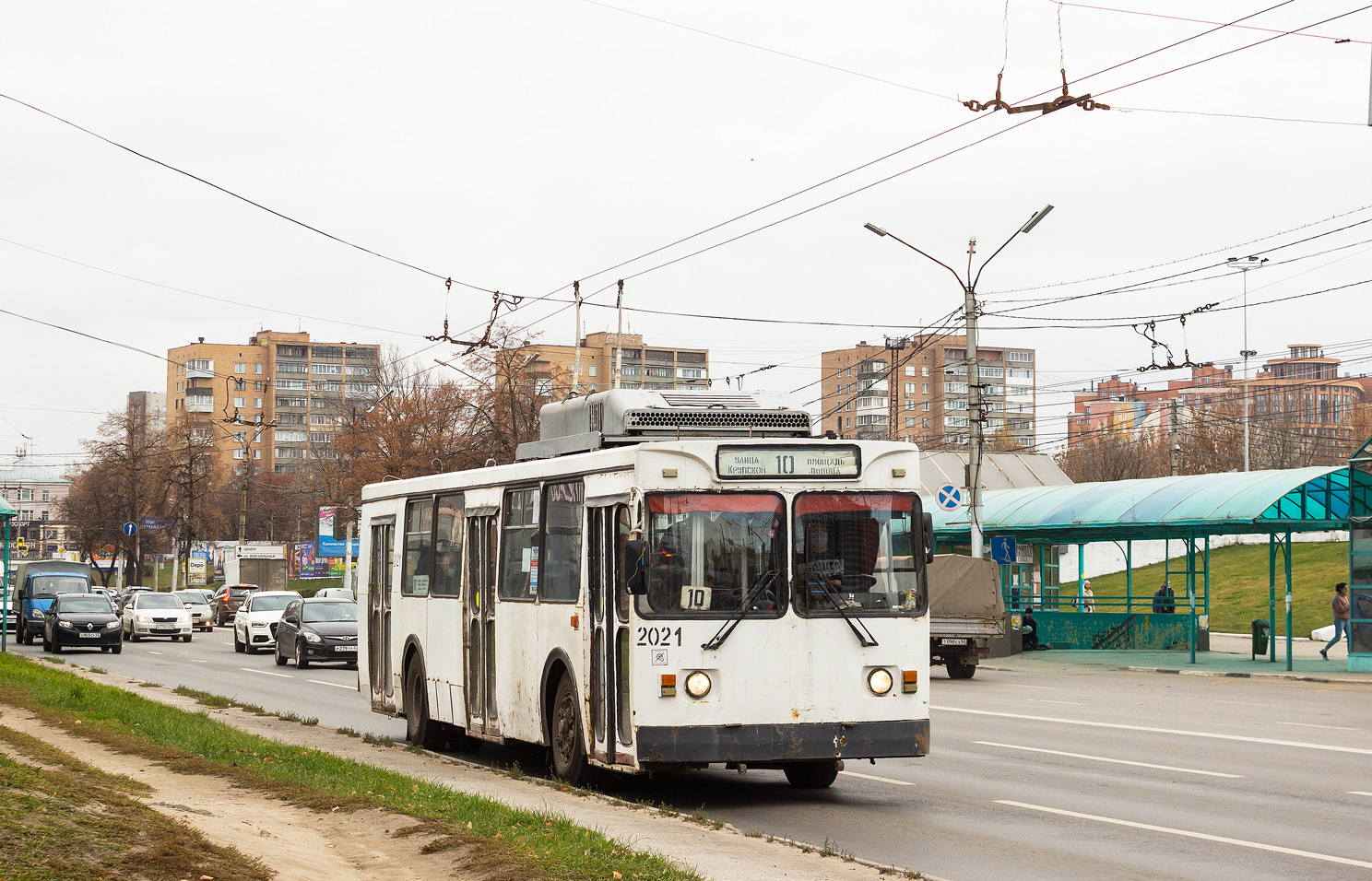 Рязань, ЗиУ-682ГМ1 (с широкой передней дверью) № 2021