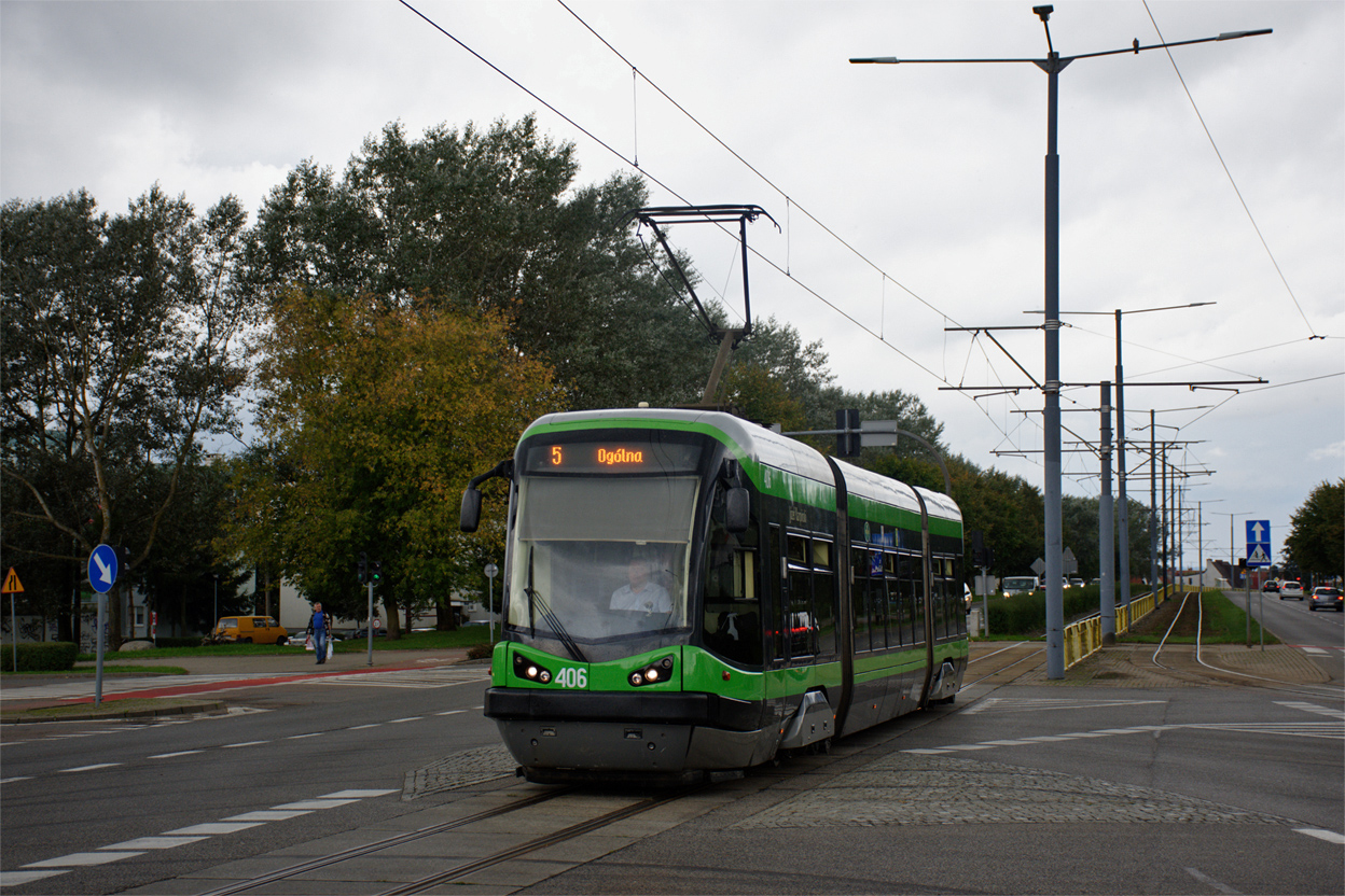 Эльблонг, PESA Tramicus 121N № 406