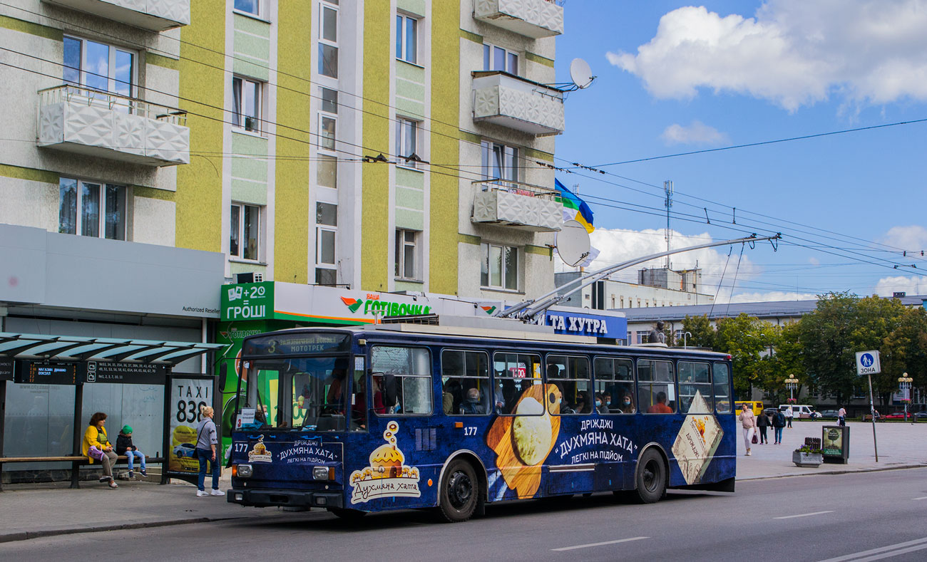 Рівне, Škoda 14Tr17/6M № 177