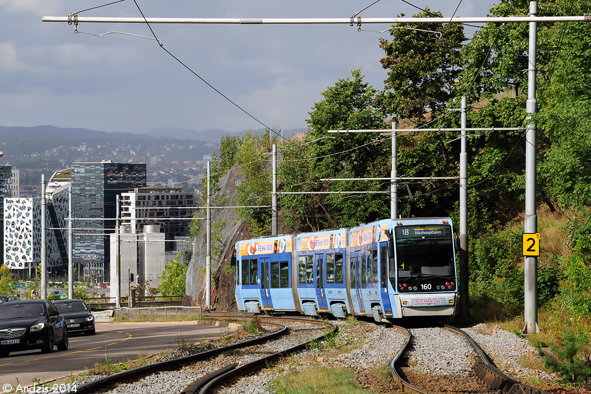 Осло, Ansaldo/Firema SL 95 № 160