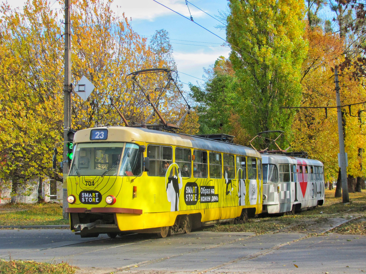 Харьков, Tatra T3A № 704