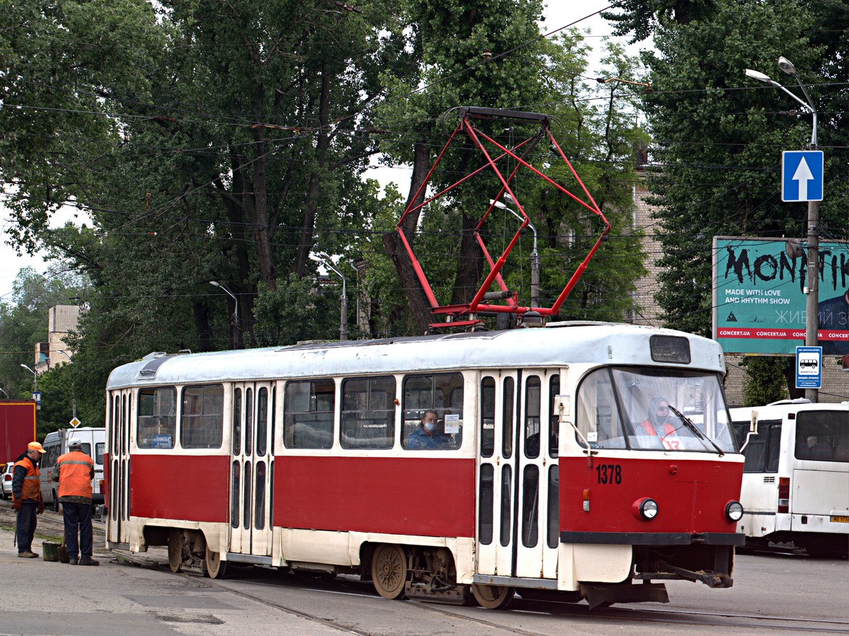 Днепр, Tatra T3SU № 1378