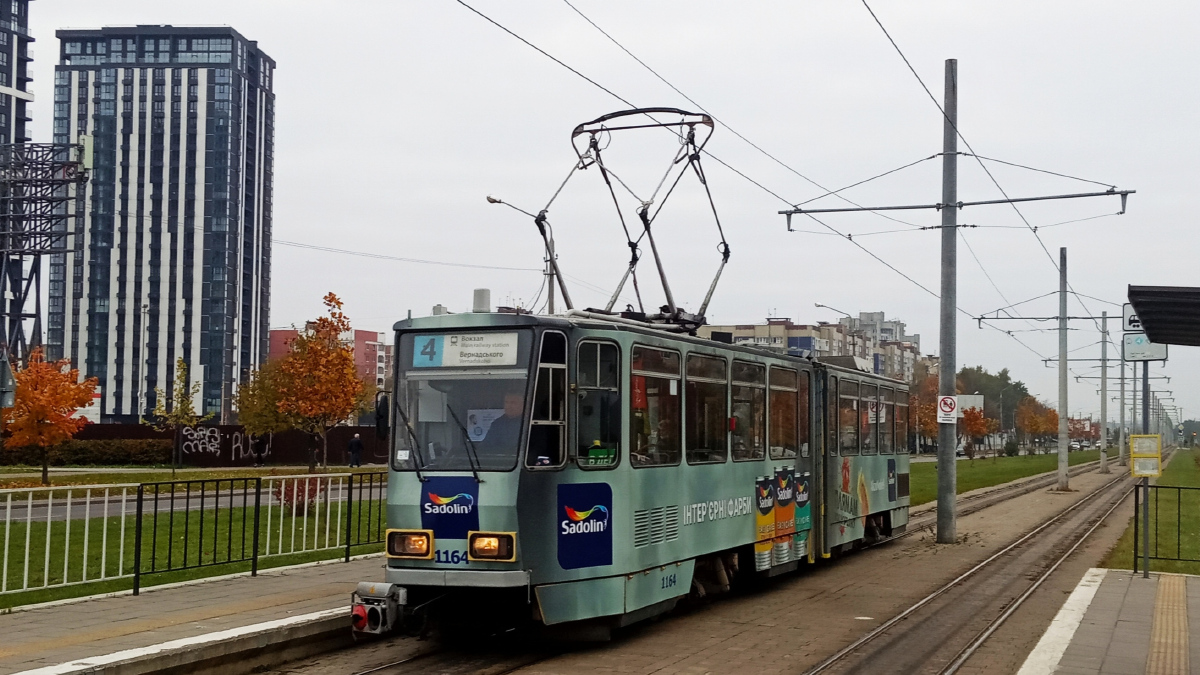 Львов, Tatra KT4D № 1164
