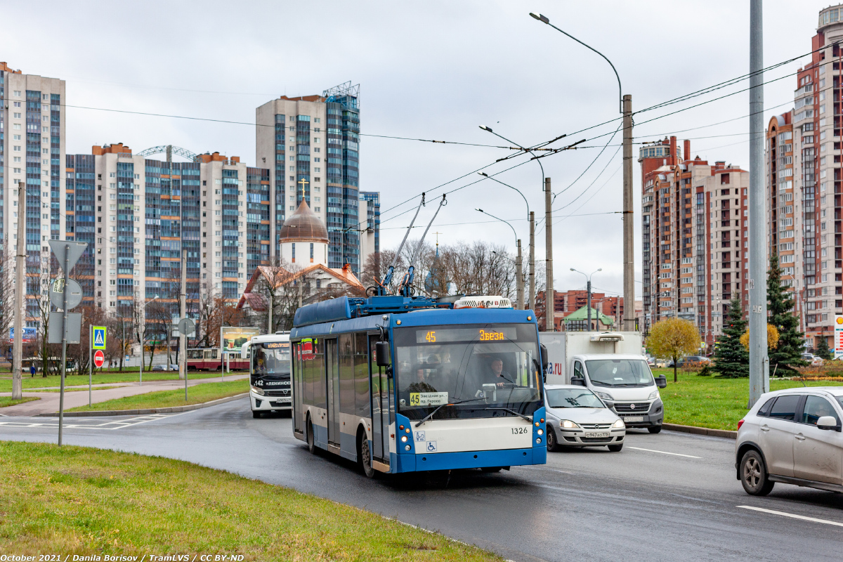 Санкт-Петербург, Тролза-5265.00 «Мегаполис» № 1326