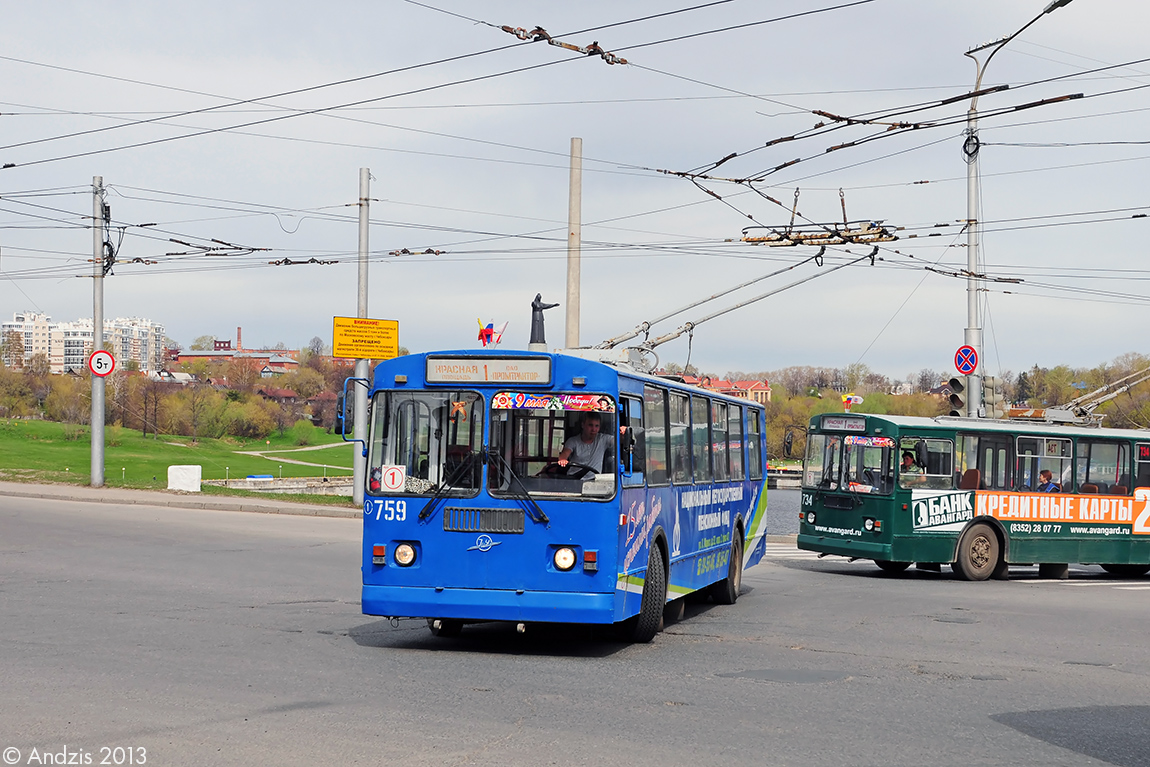 Чебоксары, ЗиУ-682Г-012 [Г0А] № 759