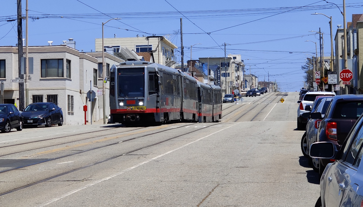 Сан-Франциско, область залива, Breda LRV SFS № 1420