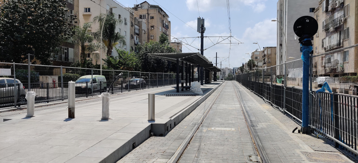 Tel Awiw — Construction of the red line Light Rail